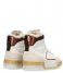 Shabbies  Mid-Top Sneaker Mix Materials White Rose (3003)